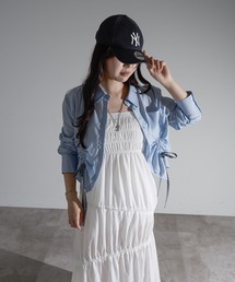 apres jour mignon | シャーリングキャミワンピース【ZOZOTOWN限定アイテム】(ワンピース)