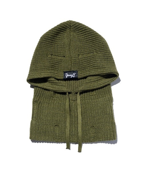 glamb（グラム）の「Grunge Hoodie Snood / グランジフーディスヌード（ネックウォーマー/スヌード・メンズ・ブラック/ワイン/グリーン・FREE）」の4枚目の写真