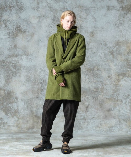 glamb（グラム）の「Grunge Hoodie Snood / グランジフーディスヌード（ネックウォーマー/スヌード・メンズ・ブラック/ワイン/グリーン・FREE）」の10枚目の写真