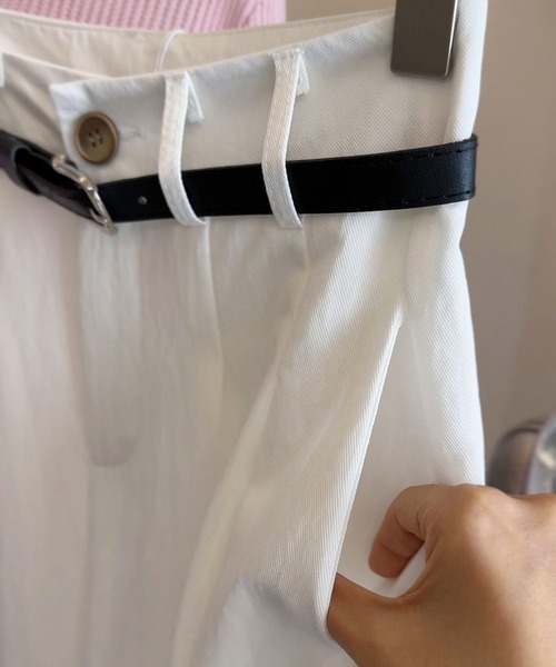 CADBURY（キャドバリー）の「ﾂｰﾀｯｸﾊｲｳｴｽﾄﾜｲﾄﾞﾊﾟﾝﾂ（その他パンツ・レディース・ホワイト/アイボリー/ブルー/ネイビー・SMALL/MEDIUM/LARGE/X-LARGE）」の6枚目の写真