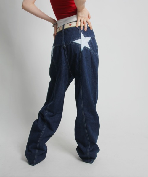 セール】【 IMARI / イマリ 】 バック スター デザイン ストレート