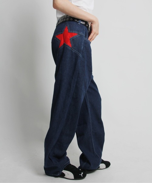 セール】【 IMARI / イマリ 】 バック スター デザイン ストレート