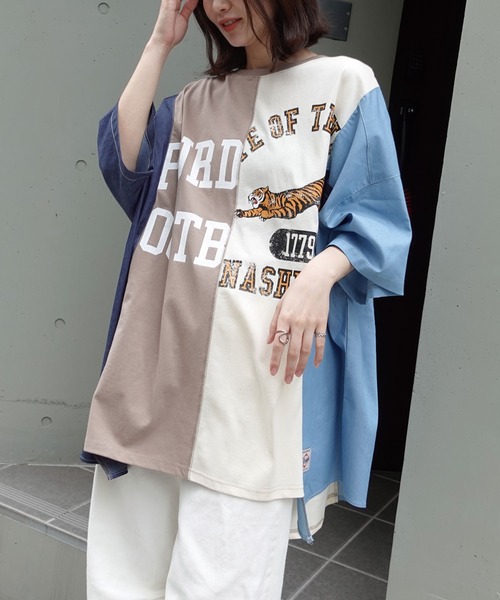 ナンバーナイン　切り替えリメイクTシャツ MICKEY MOUSE/DRAWING NN T-SHIRT | ナンバーナイン（NUMBER (N