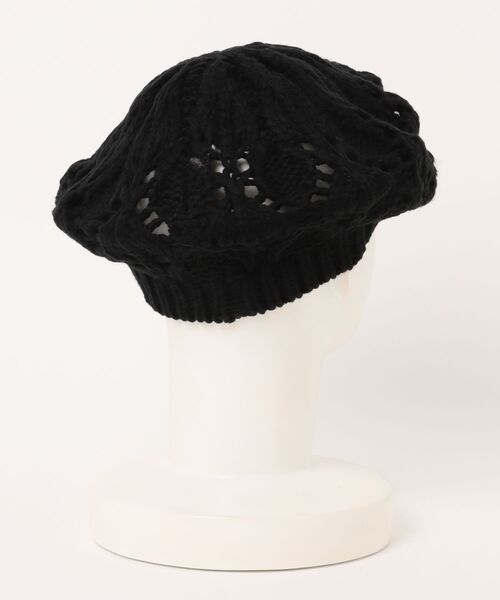 チチカカ（チチカカ）の「ニットベレー帽（ハンチング/ベレー帽・レディース・ブラック/ブルーグリーン/アイボリー・FREE）」の15枚目の写真