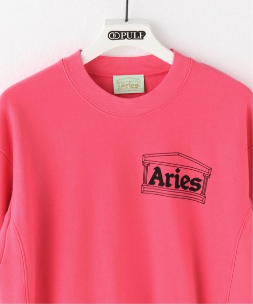 ARIES（アリーズ）の「【ARIES / アリーズ】PREMIUM TEMPLE SWEATSHIRT（スウェット・メンズ・ベージュ/パープル系その他/ピンク・SMALL/MEDIUM/LARGE/X-LARGE）」の7枚目の写真