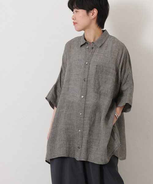 journal standard luxe リネンオーバーサイズブラウス JOURNAL STANDARD LUXE ブラウス シャツ 「追加」60リネン