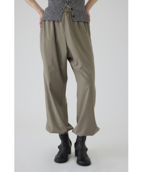 RIM.ARK（リムアーク）の「【LIMITED TIMESALE -2/23 23:59】Soft arabian PT ソフトアラビアンパンツ（スラックス・レディース・ブラック/チャコールグレー/ライトグレー・38/36）」の3枚目の写真