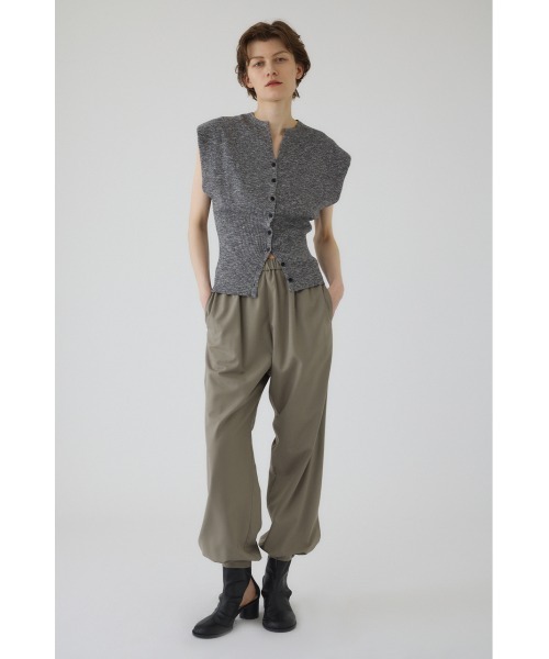 RIM.ARK（リムアーク）の「【LIMITED TIMESALE -2/23 23:59】Soft arabian PT ソフトアラビアンパンツ（スラックス・レディース・ブラック/チャコールグレー/ライトグレー・38/36）」の7枚目の写真