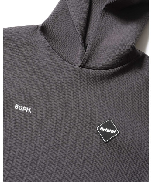 F.C.Real Bristol（エフシーレアルブリストル）の「QUARTER KNIT HOODIE（パーカー・メンズ・ブラック/ブラウン・SMALL/MEDIUM/LARGE/X-LARGE/XX-LARGE）」の9枚目の写真