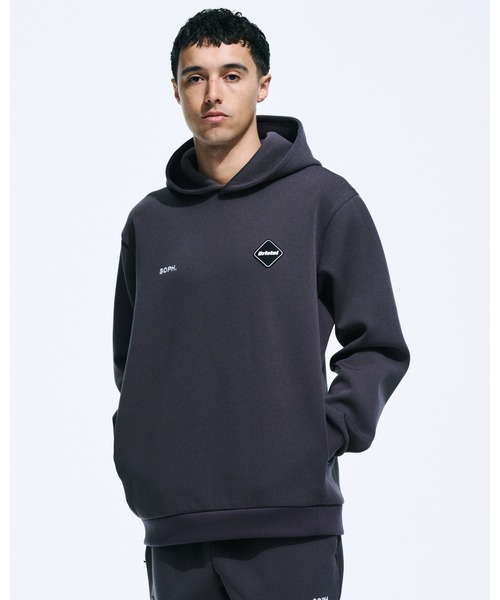 F.C.Real Bristol（エフシーレアルブリストル）の「QUARTER KNIT HOODIE（パーカー・メンズ・ブラック/ブラウン・SMALL/MEDIUM/LARGE/X-LARGE/XX-LARGE）」の12枚目の写真