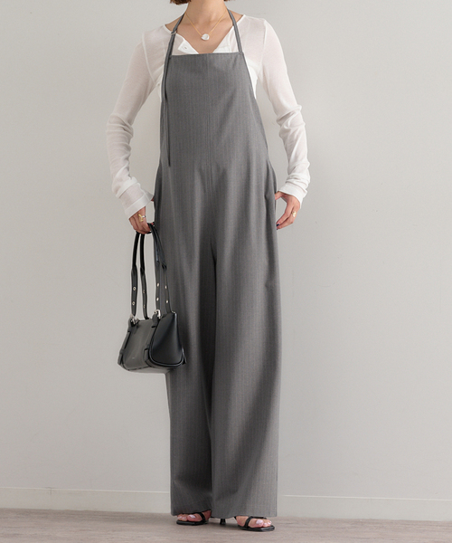 エプロンオールインワン（つなぎ/オールインワン）｜U by