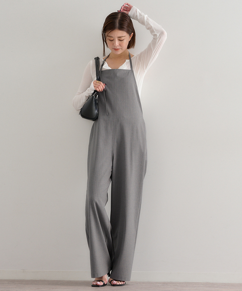 エプロンオールインワン（つなぎ/オールインワン）｜U by