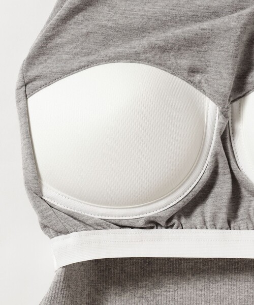 B:MING by BEAMS（ビーミングバイビームス）の「タンク ブラトップ（タンクトップ・レディース・ライトグレー/ブラック/オフホワイト・MEDIUM/SMALL）」の10枚目の写真