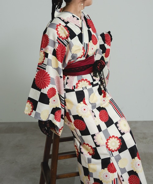apres jour アソート花柄浴衣セット【ZOZOTOWN限定アイテム】 セール】アソート花柄浴衣セット【ZOZOTOWN限定アイテム】（浴衣