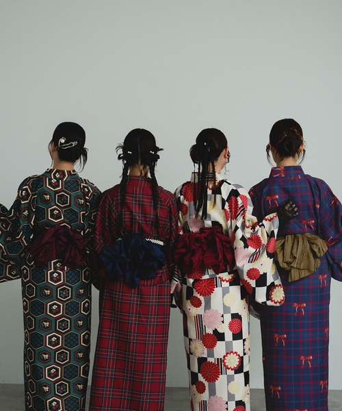 セール】アソート花柄浴衣セット【ZOZOTOWN限定アイテム】（浴衣