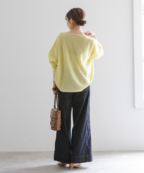 WEB・一部店舗限定追加2》ファインウールドルマンプルオーバー（ニット