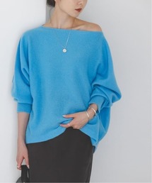 新品タグ付　スピック&スパン　ブルー　セーター　ウール100% Spick & Span｜スピック アンド スパンのニット/セーター