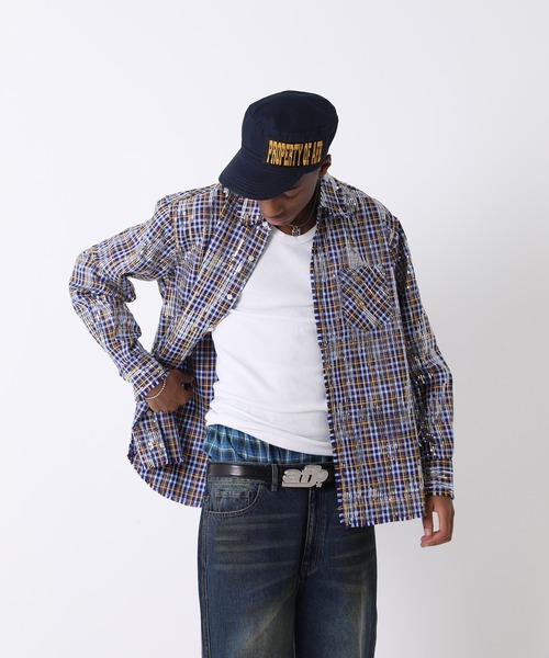 AFB SPANGLE SS SHIRTS かつきくん着用 SPANGLE SS SHIRTS（シャツ/ブラウス）｜AFB（エーエフビー）の