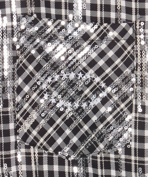AFB（エーエフビー）の「SPANGLE SHIRTS L/S（シャツ/ブラウス・メンズ・ブルー/ブラック・L/M）」の10枚目の写真