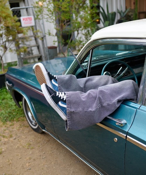kutir(クティール)の「HEAVY OUNCE DUCK BAGGY PANTS/ヘビーオンスダックバギーパンツ(デニムパンツ・メンズ・グレー/ブラック・SMALL/MEDIUM/LARGE)」の17枚目の写真