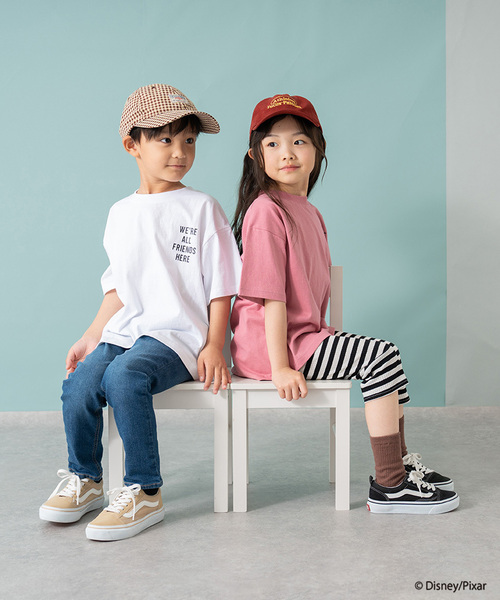 and D. petit main(アンドディープティマイン)の「【トイストーリー/Toy Story】バックプリントワイド半袖Tシャツ(Tシャツ/カットソー・キッズ・ピンク/ブルー/ホワイト・140cm/90cm/120cm/130cm/110cm/100cm/150cm)」の5枚目の写真