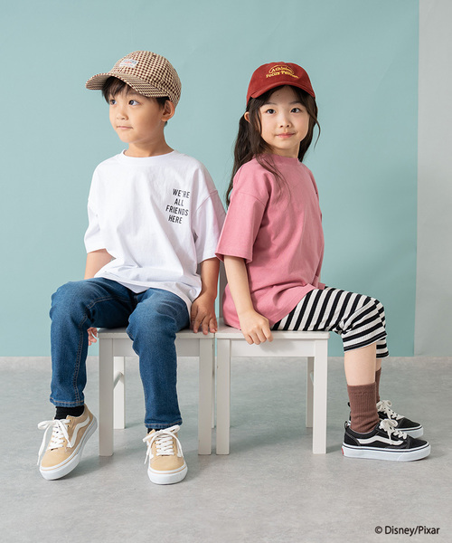and D. petit main(アンドディープティマイン)の「【トイストーリー/Toy Story】バックプリントワイド半袖Tシャツ(Tシャツ/カットソー・キッズ・ピンク/ブルー/ホワイト・140cm/90cm/120cm/130cm/110cm/100cm/150cm)」の8枚目の写真
