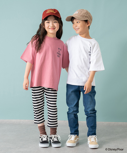 and D. petit main(アンドディープティマイン)の「【トイストーリー/Toy Story】バックプリントワイド半袖Tシャツ(Tシャツ/カットソー・キッズ・ピンク/ブルー/ホワイト・140cm/90cm/120cm/130cm/110cm/100cm/150cm)」の10枚目の写真