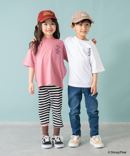 and D. petit main(アンドディープティマイン)の「【トイストーリー/Toy Story】バックプリントワイド半袖Tシャツ(Tシャツ/カットソー・キッズ・ピンク/ブルー/ホワイト・140cm/90cm/120cm/130cm/110cm/100cm/150cm)」の11枚目の写真