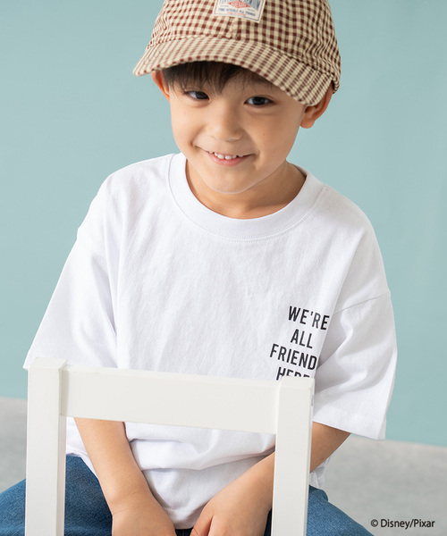 and D. petit main(アンドディープティマイン)の「【トイストーリー/Toy Story】バックプリントワイド半袖Tシャツ(Tシャツ/カットソー・キッズ・ピンク/ブルー/ホワイト・140cm/90cm/120cm/130cm/110cm/100cm/150cm)」の16枚目の写真