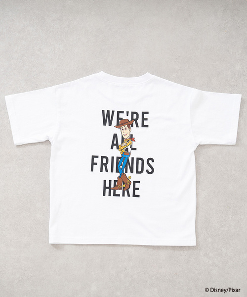 and D. petit main(アンドディープティマイン)の「【トイストーリー/Toy Story】バックプリントワイド半袖Tシャツ(Tシャツ/カットソー・キッズ・ピンク/ブルー/ホワイト・140cm/90cm/120cm/130cm/110cm/100cm/150cm)」の18枚目の写真