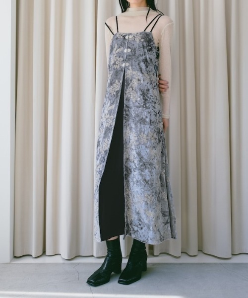 ワンピース DELIS DRESS スタイルデリ STYLE DELI コットン刺繍レースキャミワンピース