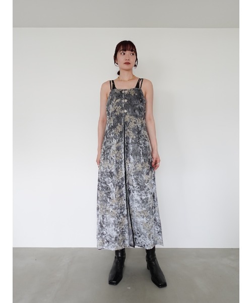 【即完売】belted velour frill onepiece オケージョン belted velour frill onepiece