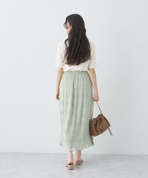 earth music&ecology（アースミュージックアンドエコロジー）の「リブメロープルオーバー（Tシャツ/カットソー・レディース・ブラック/ブラウン/ピンク/アイボリー・S/M）」の16枚目の写真