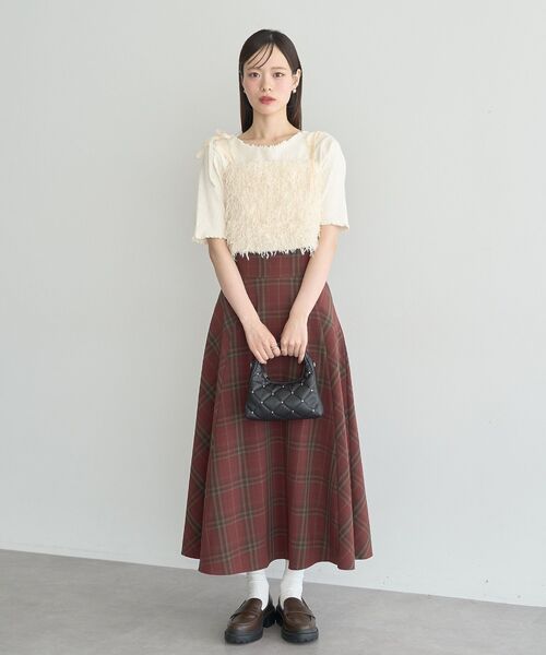 earth music&ecology（アースミュージックアンドエコロジー）の「リブメロープルオーバー（Tシャツ/カットソー・レディース・ブラック/ブラウン/ピンク/アイボリー・S/M）」の20枚目の写真