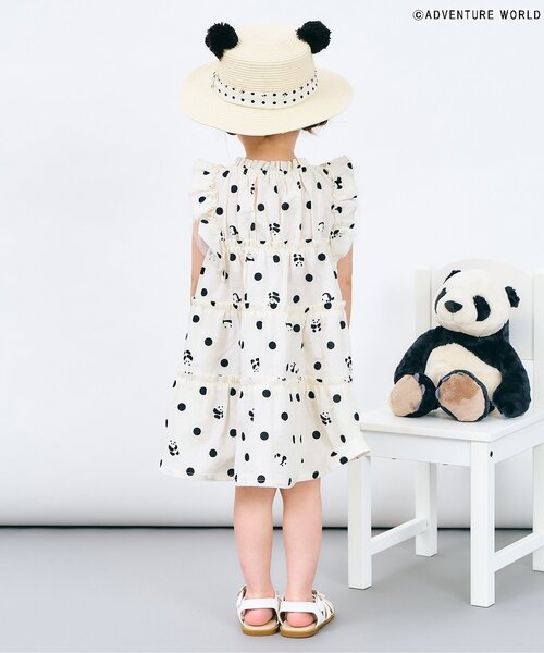 apres les cours（アプレレクール）の「アドベンチャーワールドパンダカンカン帽（ハット・キッズ・ベージュ・48/50/52/54）」の6枚目の写真