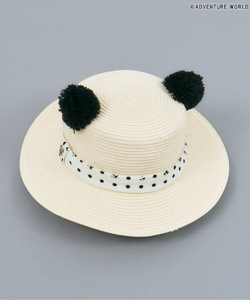 apres les cours（アプレレクール）の「アドベンチャーワールドパンダカンカン帽（ハット・キッズ・ベージュ・48/50/52/54）」の9枚目の写真