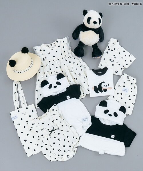 apres les cours（アプレレクール）の「アドベンチャーワールドパンダカンカン帽（ハット・キッズ・ベージュ・48/50/52/54）」の11枚目の写真