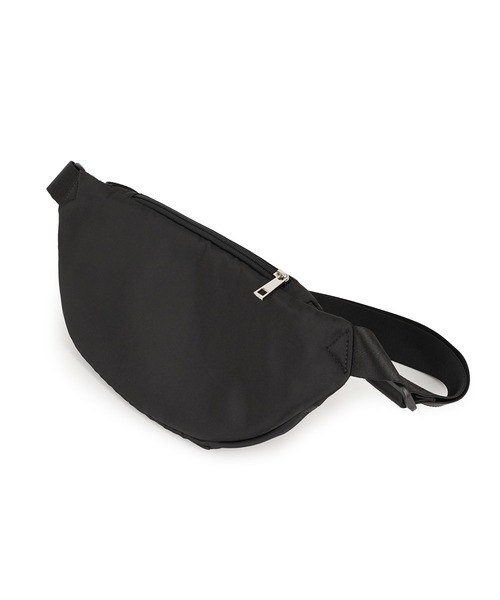 MURUA（ムルーア）の「MURUA(ムルーア)ボディバッグ ウエストポーチ MR-B1382 撥水ツイル・カジュアル（ボディバッグ/ウエストポーチ・レディース・ブラック・FREE）」の5枚目の写真