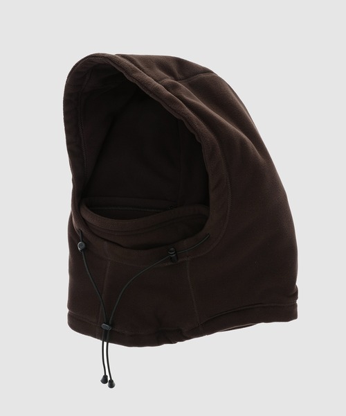 COMME des GARCONS HOMME(コム デ ギャルソン・オム)の「ESTER FLEECE FOODY(キャップ・メンズ・ブラウン/ブラック・ONE SIZE)」の1枚目の写真