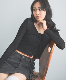 3.3 Field Trip  | 3.3 Field Trip／メッシュ裾メロウカーディガン(カーディガン/ボレロ)