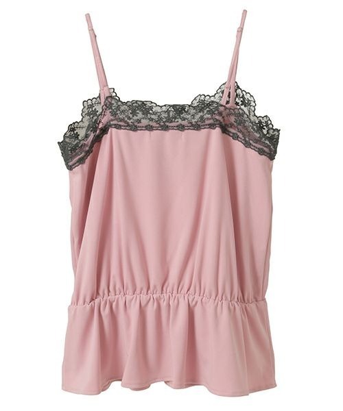 Candy Stripper（キャンディストリッパー）の「JERSEY ROSE キャミソール（キャミソール・レディース・ネイビー/ピンク/ブラック・FREE）」の10枚目の写真