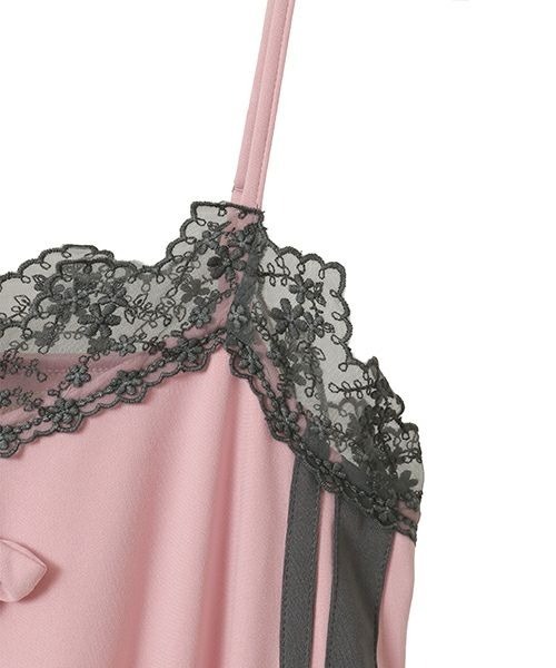 Candy Stripper（キャンディストリッパー）の「JERSEY ROSE キャミソール（キャミソール・レディース・ネイビー/ピンク/ブラック・FREE）」の12枚目の写真