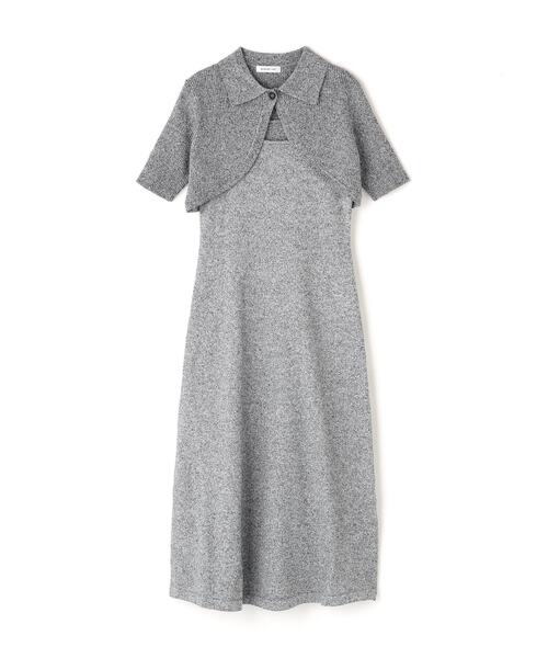 NATURAL BEAUTY BASIC(ナチュラルビューティーベーシック)の「◇ショートボレロセットニットワンピース(ワンピース・レディース・ブラック系その他/ブラウン系その他・MEDIUM/P/S)」の3枚目の写真