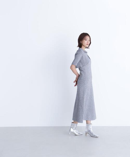 NATURAL BEAUTY BASIC(ナチュラルビューティーベーシック)の「◇ショートボレロセットニットワンピース(ワンピース・レディース・ブラック系その他/ブラウン系その他・MEDIUM/P/S)」の4枚目の写真