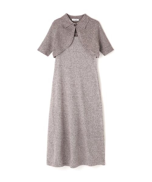 NATURAL BEAUTY BASIC(ナチュラルビューティーベーシック)の「◇ショートボレロセットニットワンピース(ワンピース・レディース・ブラック系その他/ブラウン系その他・MEDIUM/P/S)」の14枚目の写真