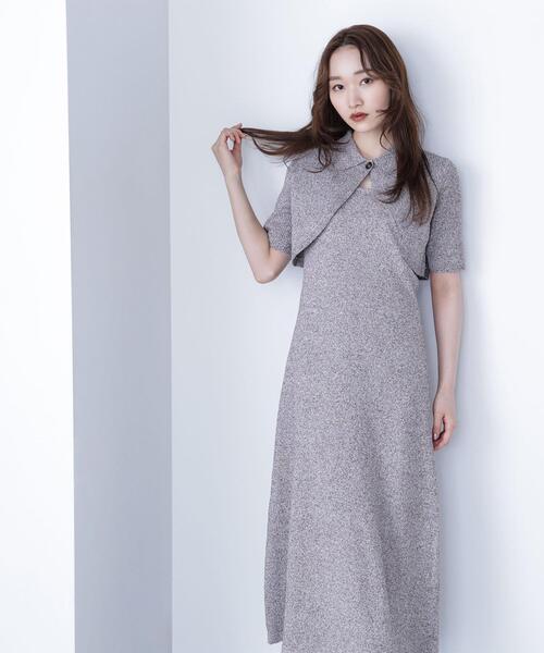 NATURAL BEAUTY BASIC(ナチュラルビューティーベーシック)の「◇ショートボレロセットニットワンピース(ワンピース・レディース・ブラック系その他/ブラウン系その他・MEDIUM/P/S)」の16枚目の写真
