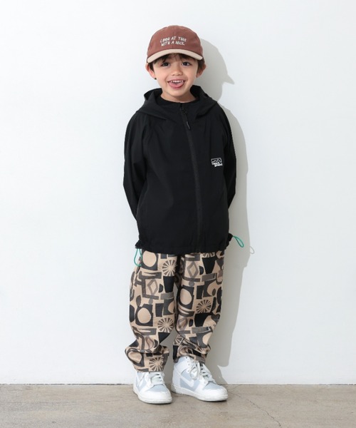 Ocean&Ground（オーシャン&グラウンド）の「ｿｳｶﾞﾗﾌﾟﾘﾝﾄﾀｯｸﾜｲﾄﾞﾊﾟﾝﾂ（その他パンツ・キッズ・ベージュ/ブラック・140/130/120/110/100/90）」の15枚目の写真