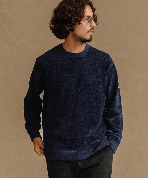 CALL&RESPONSE（コールアンドレスポンス）の「mn3142-シャギー-クルーニット-サイセンタク（ニット/セーター・メンズ・グレー/ブラック/ネイビー・1/2/4/5）」の5枚目の写真