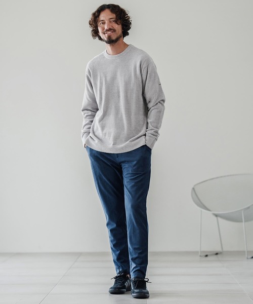 CALL&RESPONSE（コールアンドレスポンス）の「mn3142-シャギー-クルーニット-サイセンタク（ニット/セーター・メンズ・グレー/ブラック/ネイビー・1/2/4/5）」の17枚目の写真