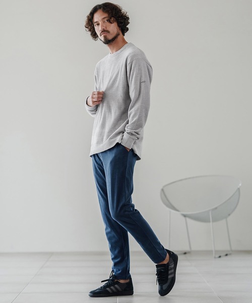 CALL&RESPONSE（コールアンドレスポンス）の「mn3142-シャギー-クルーニット-サイセンタク（ニット/セーター・メンズ・グレー/ブラック/ネイビー・1/2/4/5）」の18枚目の写真